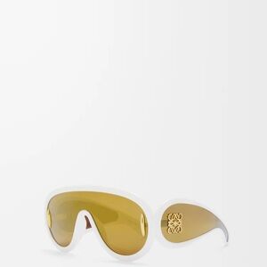 Loewe White Wave Mask Sunglasses